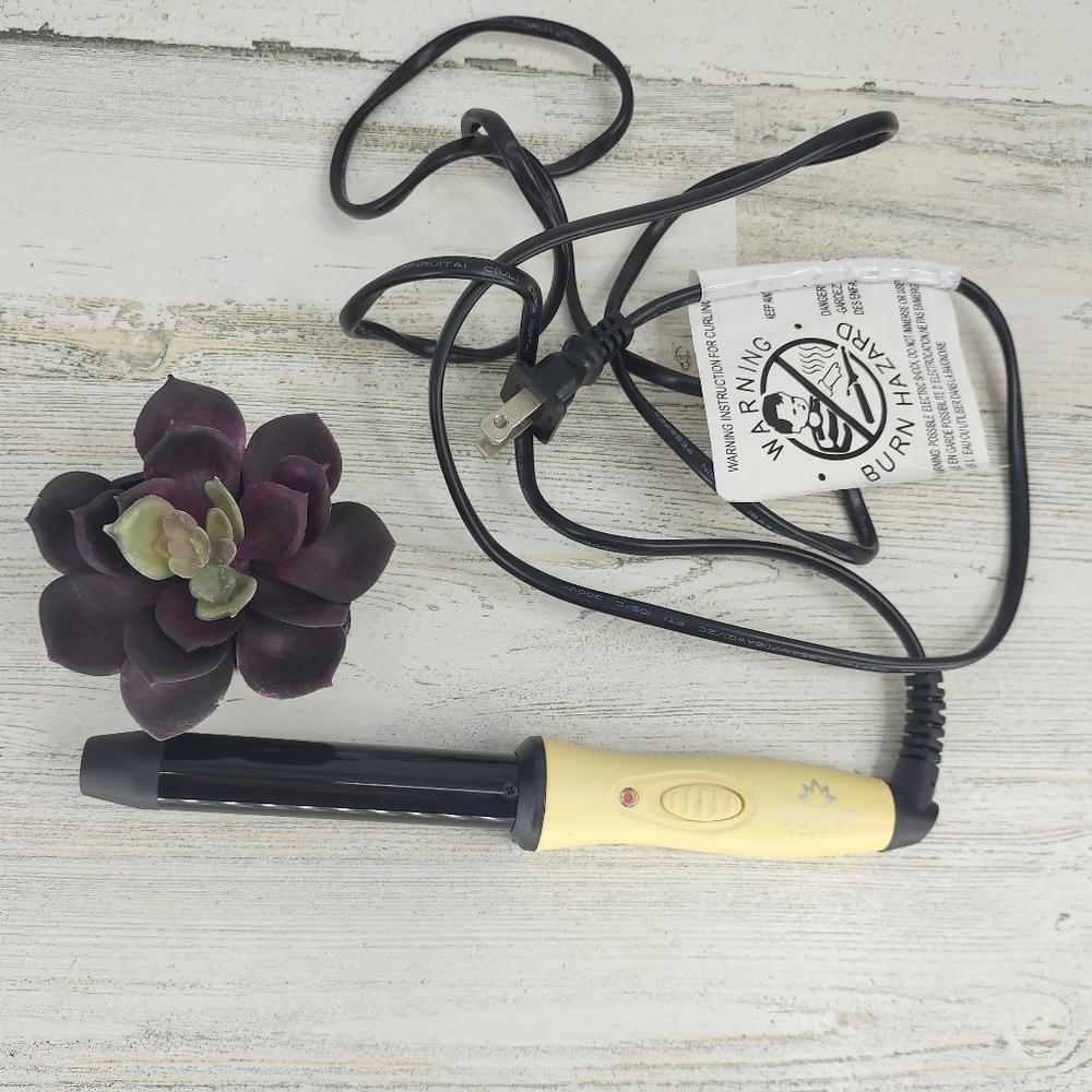Sutra Mini Yellow Curling Iron Wand